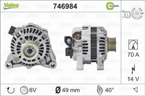 Valeo 746984 - Alternator furqanavto.az