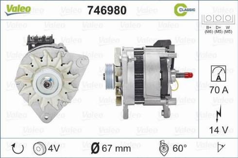 Valeo 746980 - Alternator furqanavto.az