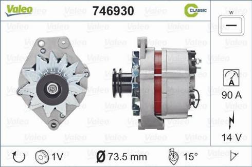 Valeo 746930 - Alternator furqanavto.az