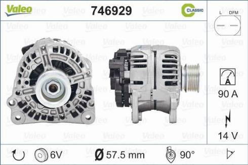 Valeo 746929 - Alternator furqanavto.az