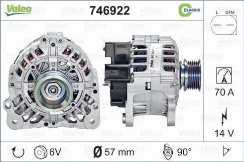 Valeo 746922 - Alternator furqanavto.az