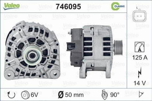 Valeo 746095 - Alternator furqanavto.az