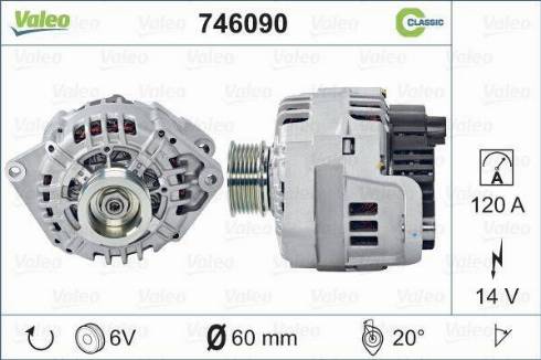 Valeo 746090 - Alternator furqanavto.az