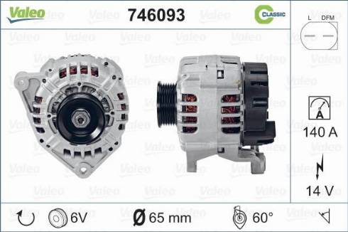 Valeo 746093 - Alternator furqanavto.az