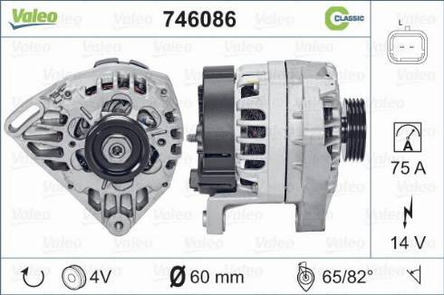 Valeo 746086 - Alternator furqanavto.az