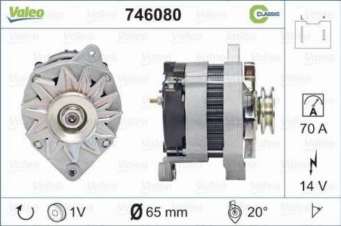 Valeo 746080 - Alternator furqanavto.az