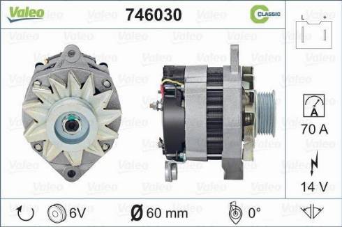 Valeo 746030 - Alternator furqanavto.az