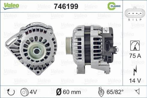 Valeo 746199 - Alternator furqanavto.az