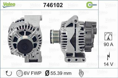 Valeo 746102 - Alternator furqanavto.az