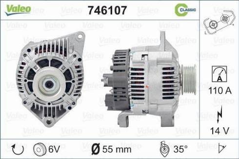 Valeo 746107 - Alternator furqanavto.az