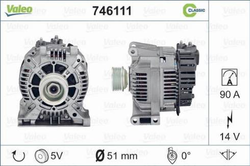 Valeo 746111 - Alternator furqanavto.az