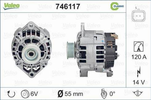 Valeo 746117 - Alternator furqanavto.az