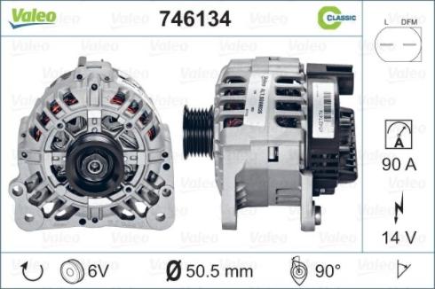 Valeo 746134 - Alternator furqanavto.az