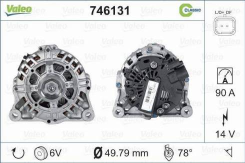 Valeo 746131 - Alternator furqanavto.az