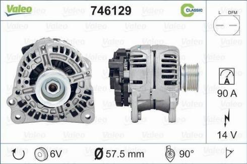 Valeo 746129 - Alternator furqanavto.az