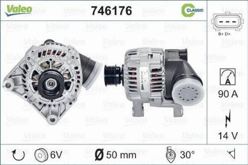 Valeo 746176 - Alternator furqanavto.az