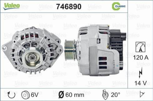 Valeo 746890 - Alternator furqanavto.az