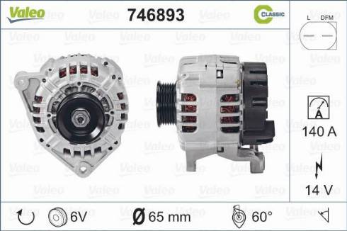 Valeo 746893 - Alternator furqanavto.az