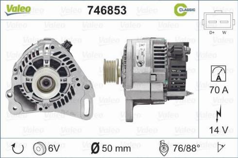 Valeo 746853 - Alternator furqanavto.az