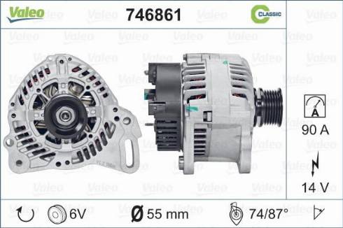 Valeo 746861 - Alternator furqanavto.az