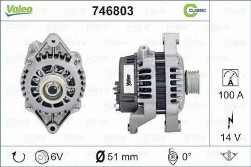 Valeo 746803 - Alternator furqanavto.az