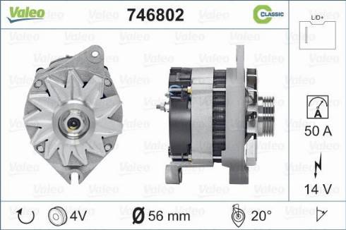 Valeo 746802 - Alternator furqanavto.az