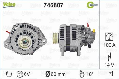 Valeo 746807 - Alternator furqanavto.az