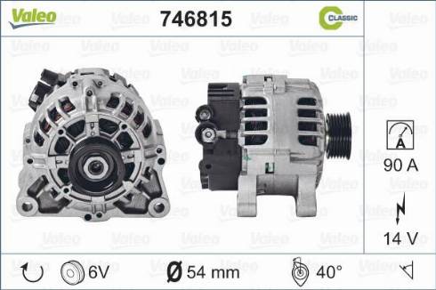 Valeo 746815 - Alternator furqanavto.az