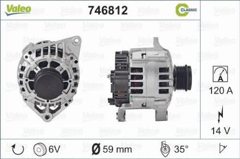 Valeo 746812 - Alternator furqanavto.az