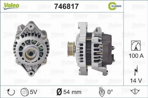 Valeo 746817 - Alternator furqanavto.az