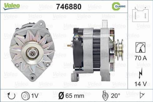 Valeo 746880 - Alternator furqanavto.az