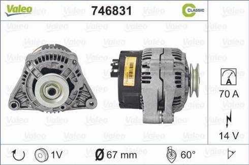 Valeo 746831 - Alternator furqanavto.az