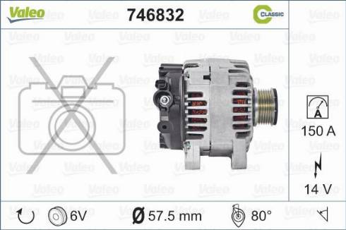 Valeo 746832 - Alternator furqanavto.az