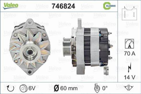 Valeo 746824 - Alternator furqanavto.az