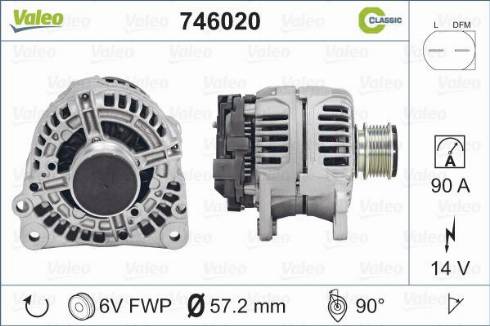 Valeo 746820 - Alternator furqanavto.az