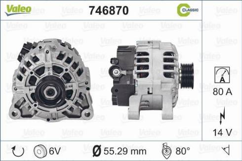 Valeo 746870 - Alternator furqanavto.az