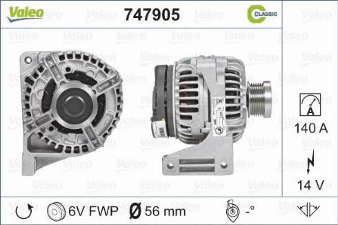 Valeo 747905 - Alternator furqanavto.az