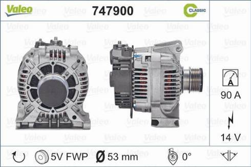 Valeo 747900 - Alternator furqanavto.az