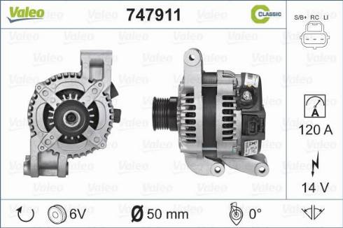 Valeo 747911 - Alternator furqanavto.az