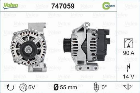 Valeo 747059 - Alternator furqanavto.az