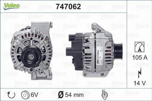 Valeo 747062 - Alternator furqanavto.az