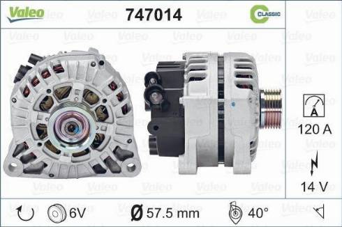 Valeo 747014 - Alternator furqanavto.az