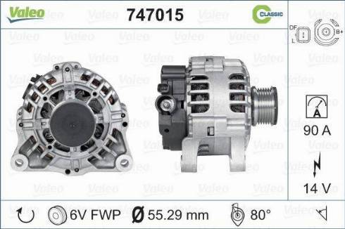 Valeo 747015 - Alternator furqanavto.az