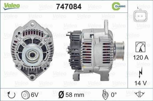 Valeo 747084 - Alternator furqanavto.az