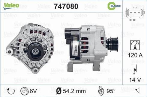 Valeo 747080 - Alternator furqanavto.az