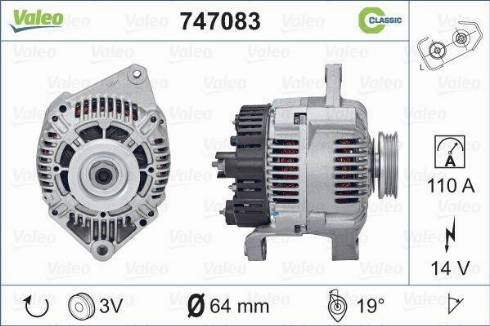 Valeo 747083 - Alternator furqanavto.az