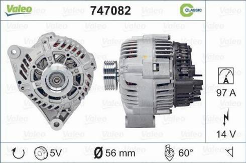 Valeo 747082 - Alternator furqanavto.az