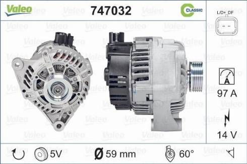 Valeo 747032 - Alternator furqanavto.az