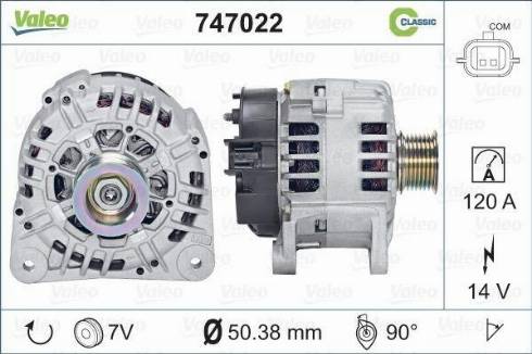 Valeo 747022 - Alternator furqanavto.az