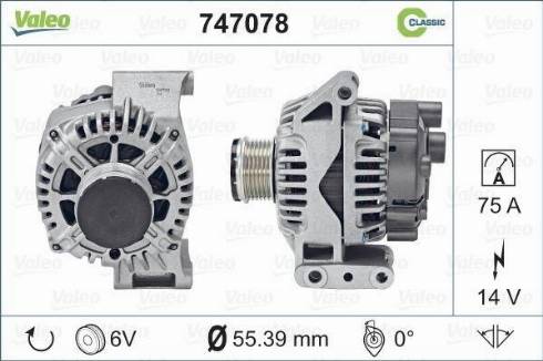 Valeo 747078 - Alternator furqanavto.az